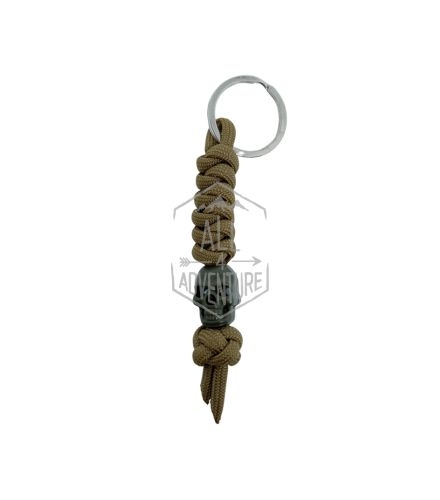 PORTA-CHAVES PARACORD CAVEIRA - COYOTE
