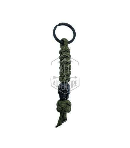 PORTA-CHAVES PARACORD CAVEIRA - VERDE