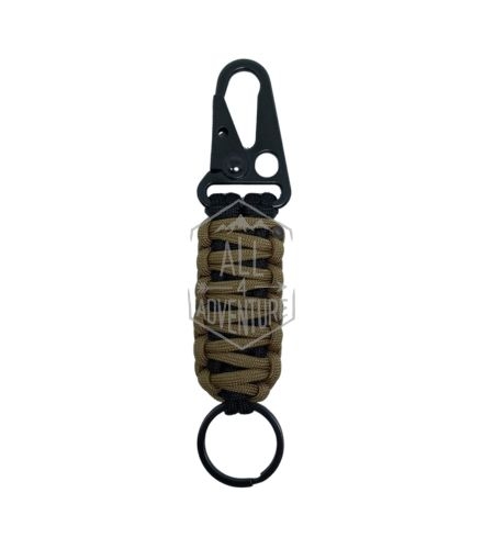 PORTA-CHAVES NÓ COBRA DUPLO - PRETO/COYOTE