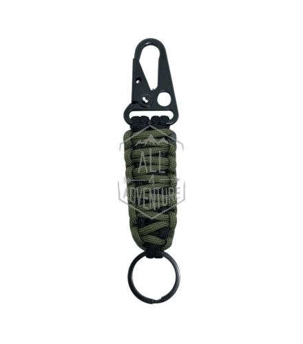 PORTA-CHAVES NÓ COBRA DUPLO - PRETO/VERDE