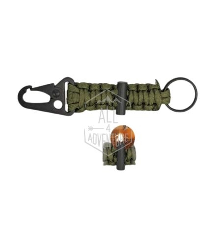 PORTA CHAVES PARACORD - VERDE