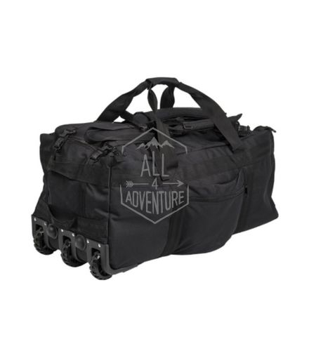 SACO TRANSPORTE COMBAT C/ RODAS - PRETO