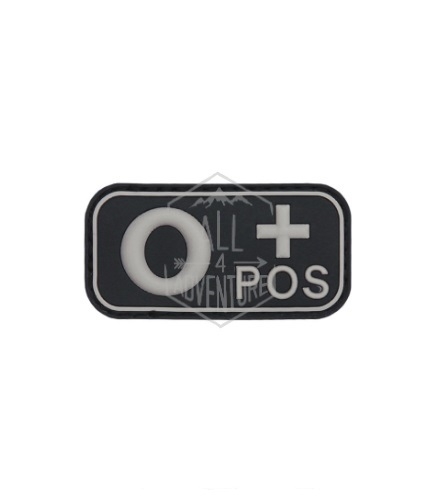 PATCH 3D BLOOD TYPE O+