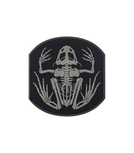PATCH FROG SKELETON - PRETO